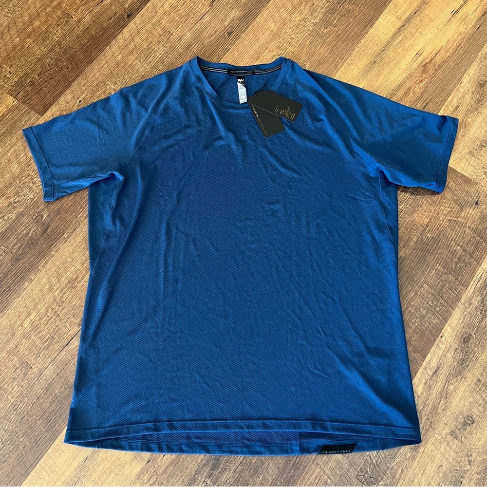 NWT RYU Polygiene tee shirt Men xxl blue moisture wicking respect your universe